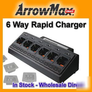 6 bank rapid charger for kenwood tk-2140 3140 2160 3160