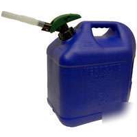 New case of 4 blitz 5 gallon plastic kerosene fuel can 