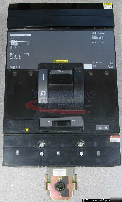 New square d MA36400 circuit breaker, 400 amp, i-line, 
