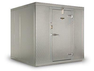 New us cooler 8'X8' i/d walk-in freezer-top mt. refrig.- 