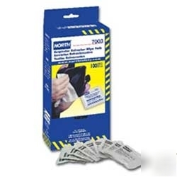 Respirator refresher wipe pads alcohol free(100/bx)