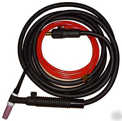 WP26 4 mtr tig welding torch c/w gas valve and 2M hose