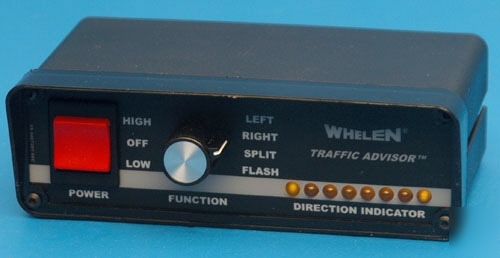 Whelen traffic advisor TACTRL1A light bar control head