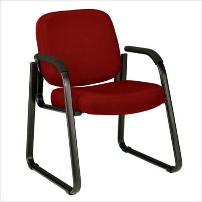 Fabric guest chair color: black