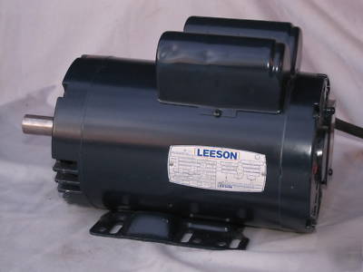 Leeson 2 hp motor. single phase. drum reversing switch