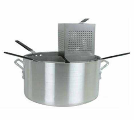 New 20 quart aluminum pasta cooker heavy duty