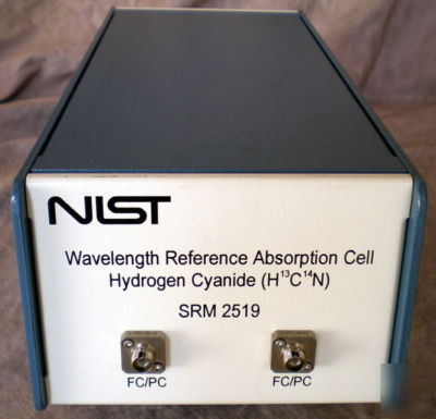 Nist wavelength reference absorbtion cell srm 2519