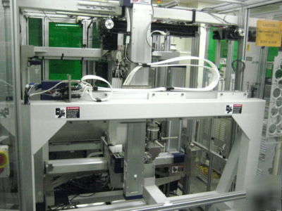  robotic xy loader and unloader system workcell 