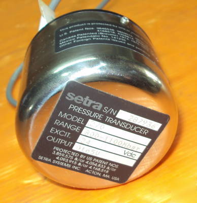 Setra barometric pressure transducer 270 800-1100MBAR