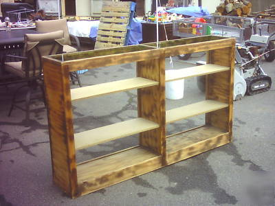 Display case wood & glass retail we deliver locally ca