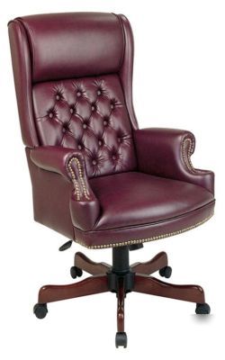 142. deluxe high back traditional executive chair