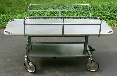All stainless steel medical utility cart bus