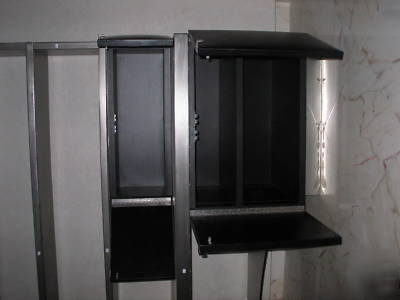 Modern metal buffet cabinet for dining room