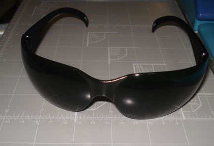 Welding 5.0 dark tint safety glasses trendy wide temple