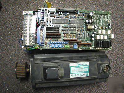 Yaskawa .85KW ac servo and controller, barely used