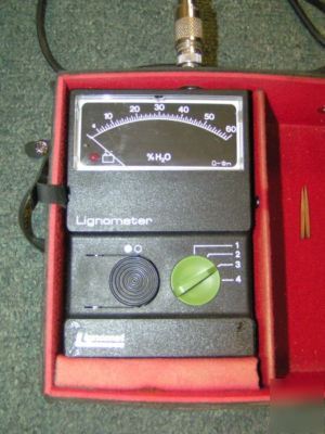 Lignomat lignometer H60 wood moisture meter, vintage