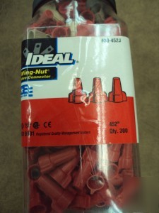 300+ ideal wing nuts wire nuts red 30-452J + extras