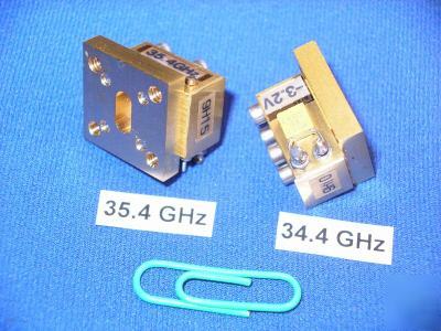 Gunn transmitter 34.3GHZ ka band wr-28 34.3 ghz w&j