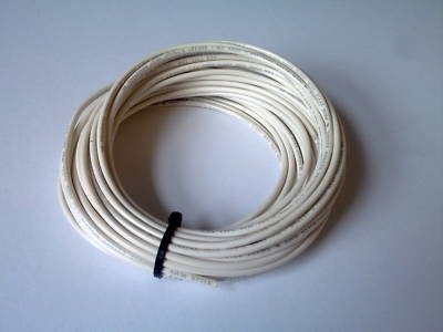 High quality wire 0.75MM 14A white 10M cable uk seller