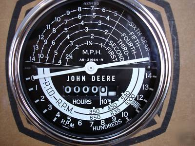John deere AR21664 720 730 tach tachometer hour meter