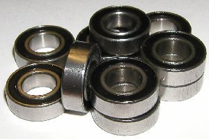 Wholesale lot 10 bearings R6-2RS 3/8