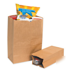 Shoplet select kraft grocery bags 11 x 6 x 3 58