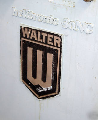 Walter helitronic cnc grinder model 30NC him a x & y 