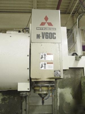 Mitsubishi m-V60C vertical machining center 50 taper