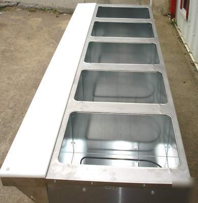 New eagle 5 well hot food table 220V w / ss undershelf