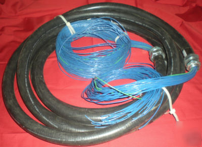 Power cord assembly 25' long in liquid tight conduit