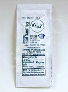 Safetec instant hand sanitizer - 100 packets
