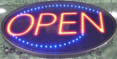 New electronic led neon open sign flashing or steady 