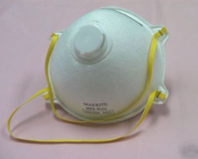 10 makrite N95 particulate respirator exhalation valve