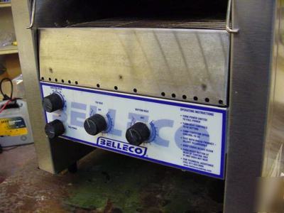 Belleco 220V electric conveyor proffesional toaster