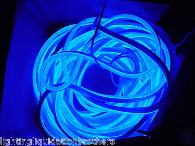 Neon flex 120V blue light /blue jacket tivoli 19 ft