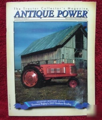 November december 1999 antique power magazine tractors