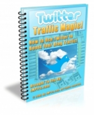 Twitter traffic magic marketing book + resell on cd 