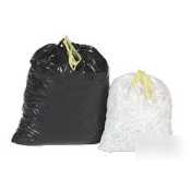 Webster drawstring trash liner - trash bag - 33 gal