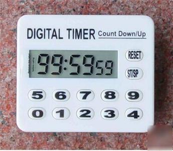 Timer digital sets 1 second to 100 hours easy to use