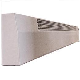 Heating edge perimeter hot water baseboard heaters