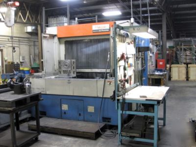 Mazak ultra 550 horizontal machining center probing
