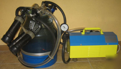 New vacuum pump milker portable 