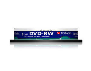 New verbatim dvd-rw 2X printable 8CM 10 pack spindle