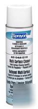 Sprayon A5104A1218 multi-surface aerosol cleaner 