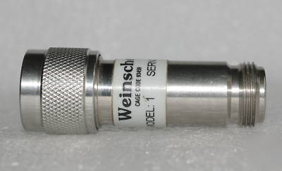 Weinschel MODEL1 10DB dc-12.4G fixed coaxial attenuator