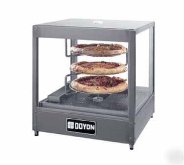 New doyon DRPR3 pizza display warmer merchandiser