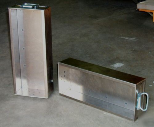 * custom x-large steel tote boxes - stackable