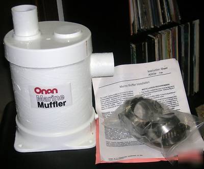 Onan aqualift style marine muffler kit 155-2533