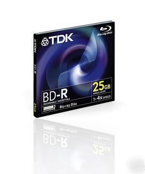 2 tdk blu-ray 25GB 4 speed disks bd-r down in price)