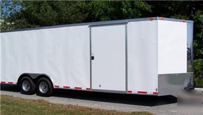 8.5X24 5200# sport enclosed cargo trailer car hauler